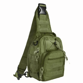Tactical Military Sling Shoulder Bag (style: Army Green)