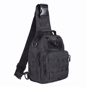 Tactical Military Sling Shoulder Bag (style: Black)