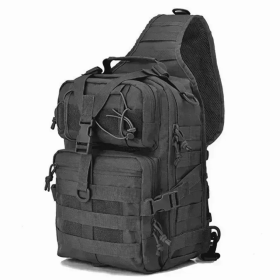Tactical Military Medium Sling Range Bag (style: Black)