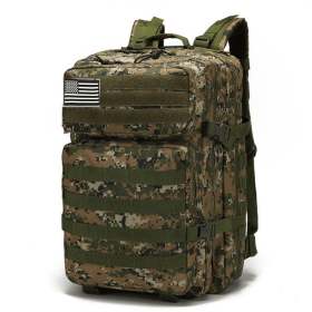 Tactical Military 45L Molle Rucksack Backpack (style: Camo ACU)
