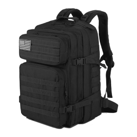 Tactical Military 45L Molle Rucksack Backpack (style: Black)